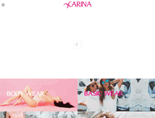 Tablet Screenshot of carinawear.com